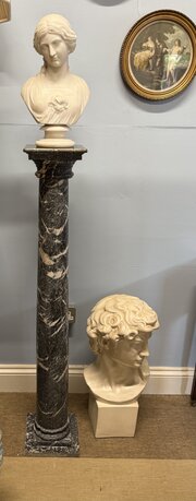 Exquisite 19th-Century Marble Bust By Rob Physick 