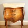 A Early 20th C. French Bombe Marble Top