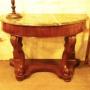 A Marble & Mahogany Console Table 