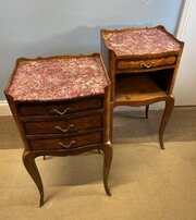 A Quality Pair  Of French Bedside Cabinets