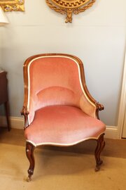 A Victorian Mahogany Arm Chair 