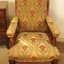 A Walnut Library Chair Cira 1880 