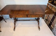 Beautiful Early 19th C English Rosewood Sofa Table