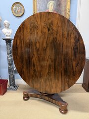 Exquisite William IV Rosewood Centre Table 