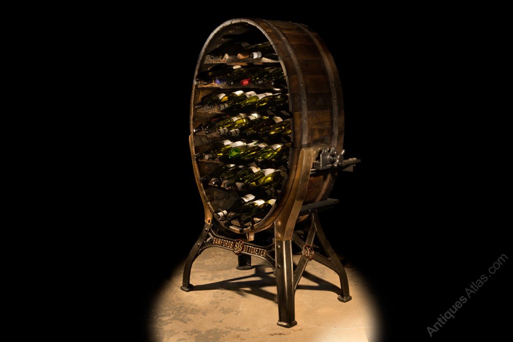 Oak Barrel Wine Rack Antiques Atlas