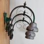 3 1930s Revo of Tipton Cast Iron Lamp Lights