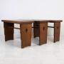 Oak 1930s Club / Console Table 