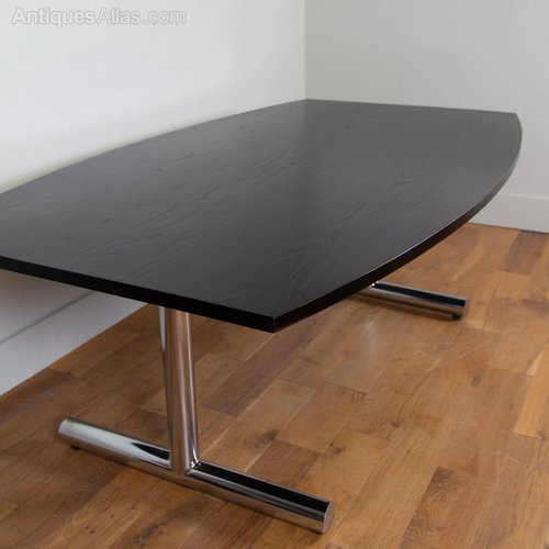 Antiques Atlas - Pieff Mid Century TT Chrome And Ebonised Ash