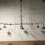 19C converted six-branch gasolier light