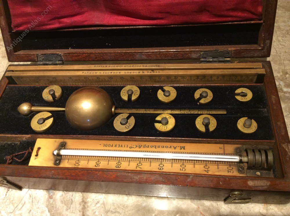 Antiques Atlas 19thC Hydrometer By Farrow & Jackson London