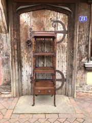 19thC Mahogany Whatnot 