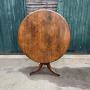 19th century Gillows of Lanc. oak circular table