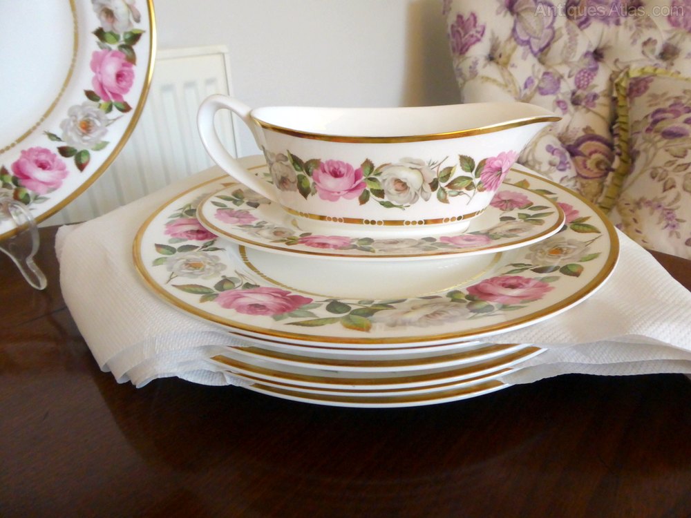 Antiques Atlas Royal Worcester Dinner Service ROYAL GARDEN