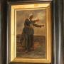 Circle of Jules Breton. anointing the well C1880