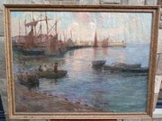 St Ives C.1890 By Walter Schroder Oil On Canvas