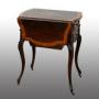 Antique Napoleon III work table in fine exoticwood