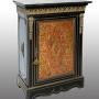 Boulle Napoleon III sideboard in ebonized wood. 
