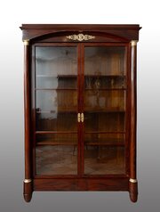 Empire Mahogany Bookcase.France Early 19th Century