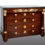 Empire Mahogany Chest Of Drawers. 19th Century.