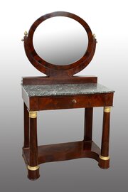 Empire Mahogany Dressing Table.19th Century France