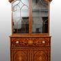 English Bookcase In Mahogany And Maple.19th Century