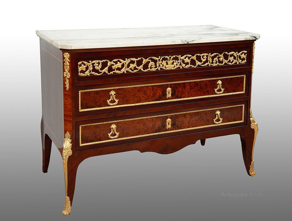 French Napoleon III Chest Of Drawers. 19th Century Antiques Atlas