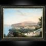 Gouache depicting the Sorrento Peninsula.XIX Cth.