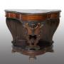 Italian Rosewood Console Table. 19th Century.