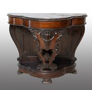 Italian Rosewood Console Table. 19th Century.