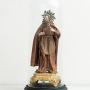 Italian Saint Sculpture In Wood And Terracotta.