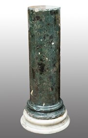 Italian Scagliola Column. 19th Century.