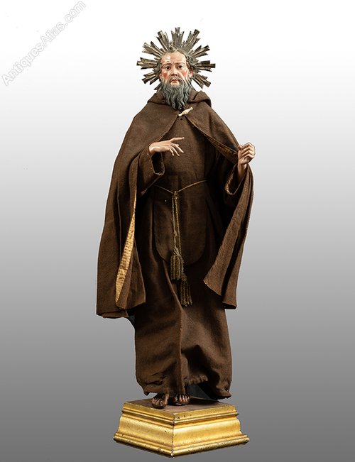 Antiques Atlas Italian Sculpture In Polychrome Wood. 19th Century