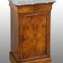 Louis Philippe walnut bedside table. France 19th C