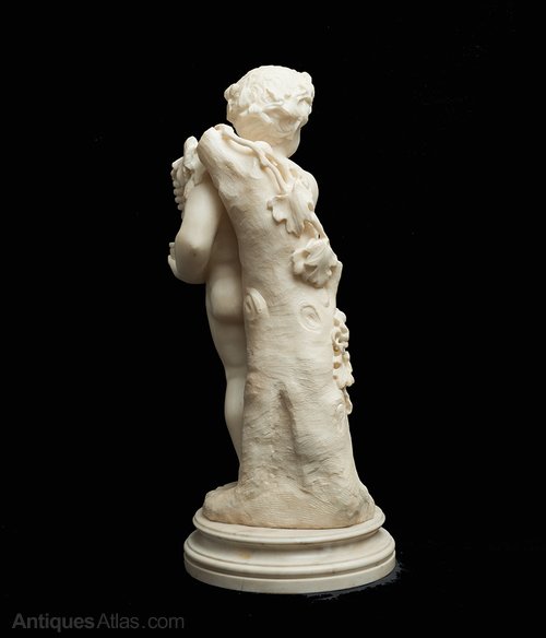 Antiques Atlas Marble Sculpture Depicting Bacchus. 19Th.C.