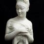 Marble sculpture depicting Madame Recamier. France