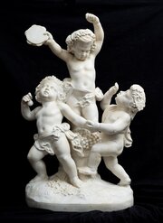 Marble Sculpture Signed "Clodion 1738-1814".