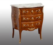 Napoleon III French Bedside Table. 19th Century.