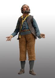 Neapolitan Sculpture Depicting A Shepherd. 19th C.