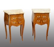 Pair Of French Bedside Tables.