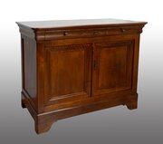 Provençal Sideboard In Solid Walnut. France 19thC 