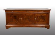 Provençal Sideboard In Solid Walnut. France 19thC 