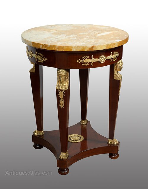 Return Of Egypt Coffee Table In Mahogany. XIX C. as906a2355 - Antiques ...