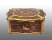 Rosewood Jewelry Box. Germany, 19th Century.