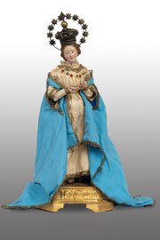 Sculpture Depicting The Immaculate Virgin. 19th C.