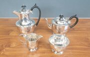 Antique Solid Silver 4 Piece  Tea Set 1933
