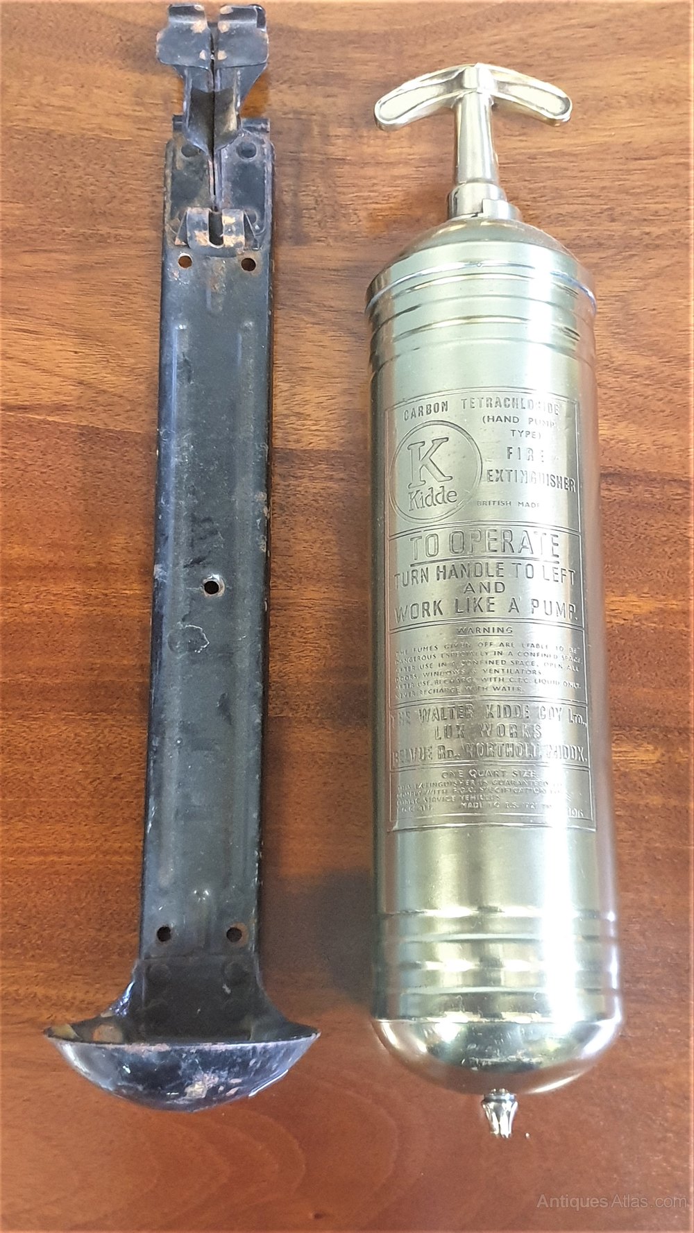 Antiques Atlas Brass Fire Extinguisher