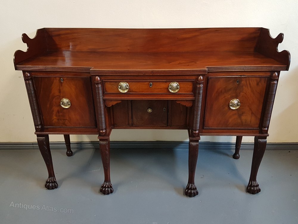 III Irish Mahogany Sideboard Antiques Atlas