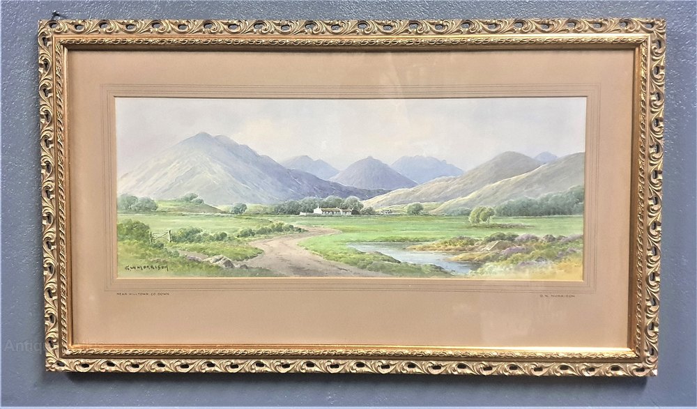 Antiques Atlas Irish Watercolour Painting By G W Morrison