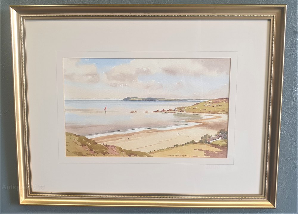 Antiques Atlas Irish Watercolour Painting By Sam McLarnon