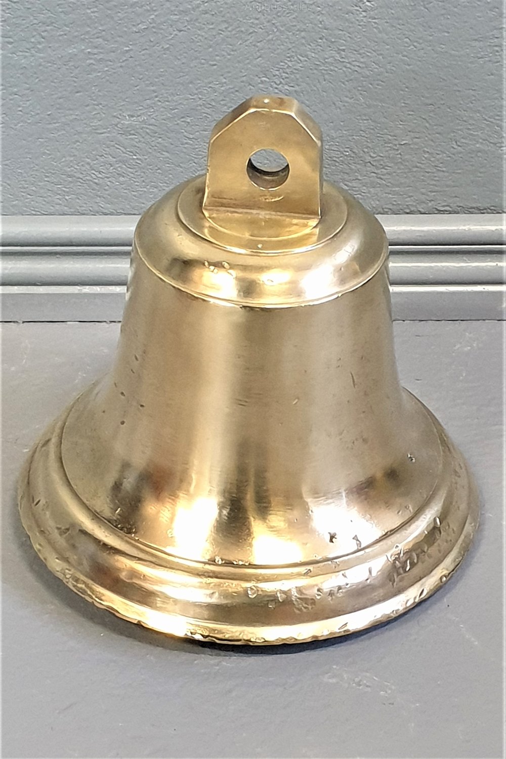 Antiques Atlas Large Brass Ships Bell On Stand